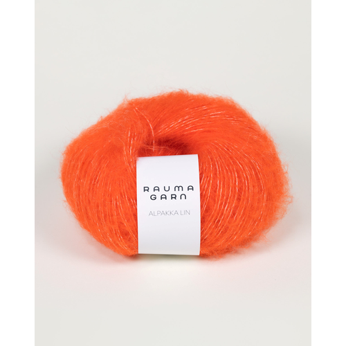 Rauma Alpakka Lin 1354 Oransje