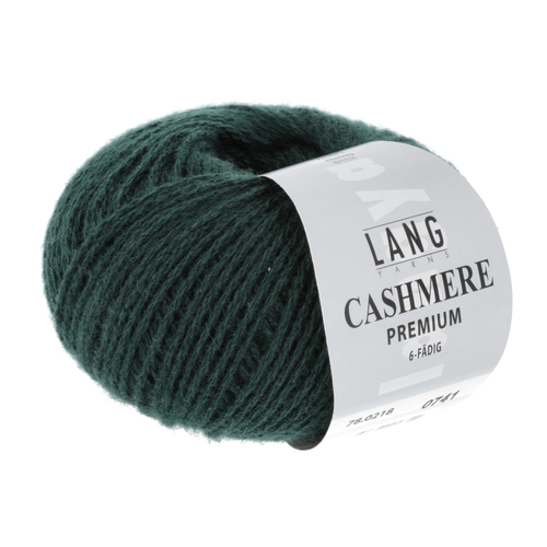 Lang - Cashmere premium - 0218 Mørk grønn
