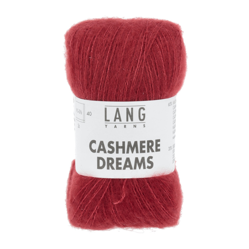Lang - Cashmere dreams - 0060 Rød