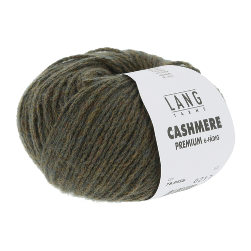 Lang - Cashmere premium - 0498 Brungrønn melert