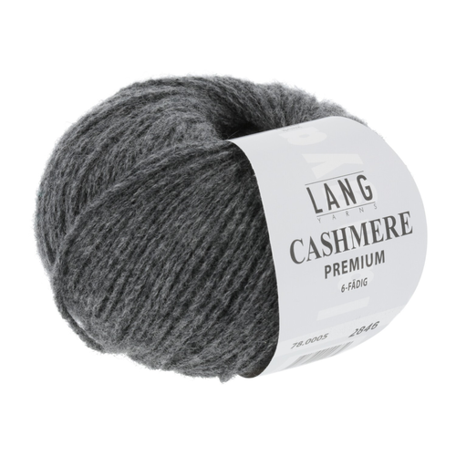 Lang - Cashmere premium - 0005 Koksgrå melert