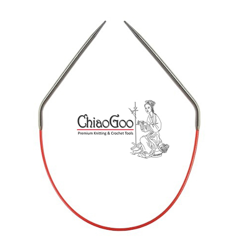 ChiaoGoo Knit red Rundpinne 30cm 2,5mm