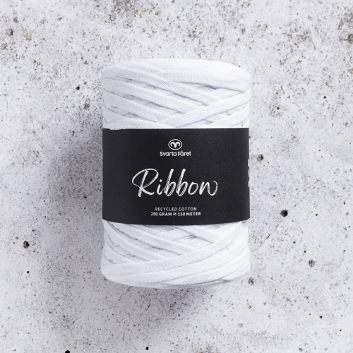 Svarta Fåret Ribbon 429004 Snow white