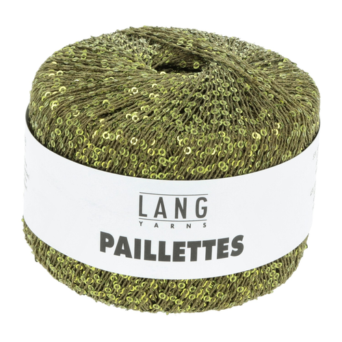 Lang - Paillettes - 0098 Eplegrønn