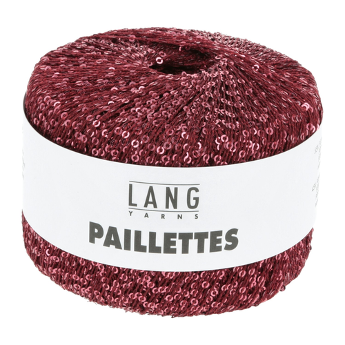 Lang - Paillettes - 0062 Bringebær