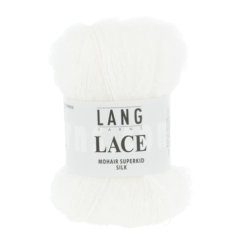 Lang - Lace - 0001 Hvit (Kriddhvit)