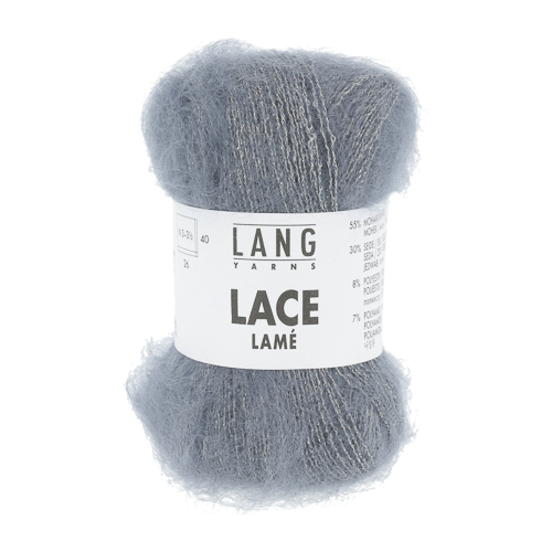 Lang - Lace Lamé - 0005 Blågrå