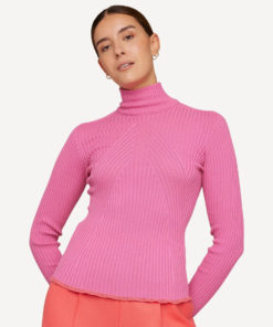 Oleana 554V XL Primary palette longsleeve, Power pink