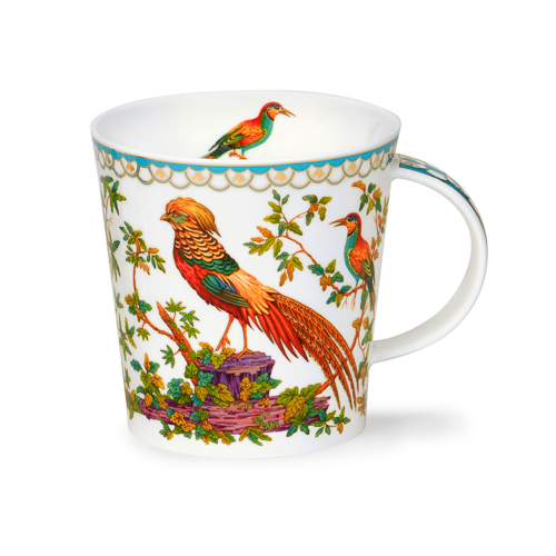 Cairngorm Natoru - blå kant og gulldekor 22K