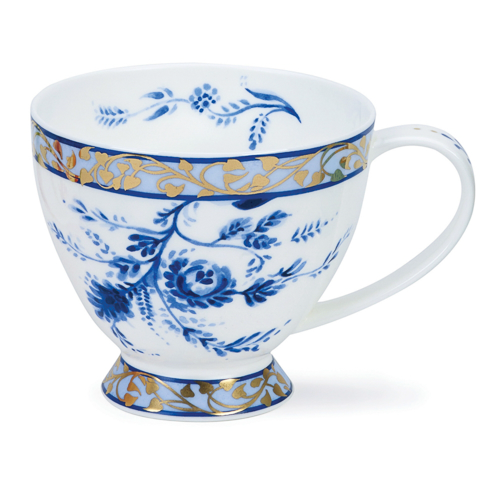 Skye Delft blue - med gulldetaljer