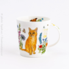 Lomond Floral Cats (Ginger / Orange)