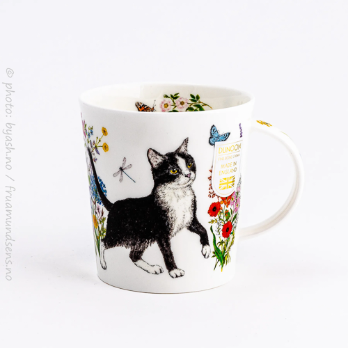 Lomond Floral Cats (Sort / Hvit)