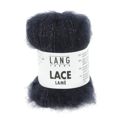 Lang - Lace Lamé - 0025 Mørk blå