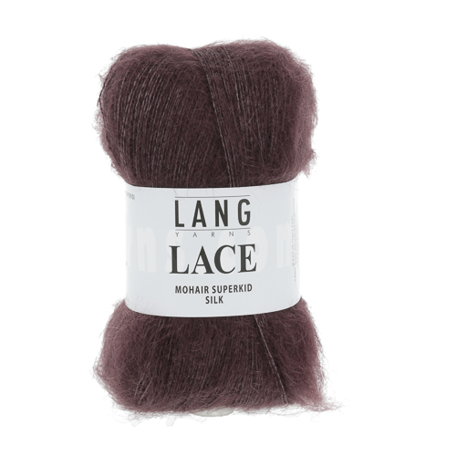 Lang - Lace - 0080 Mørk brunlilla