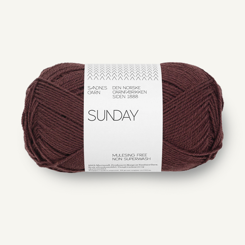 Sandnes Sunday 4381 Dark fudge