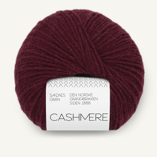 Sandnes - Cashmere - 4372 Burgundy