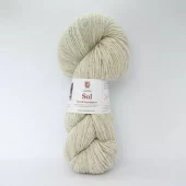 Hillesvåg Sol Lamullgarn 449 Melert lys beige