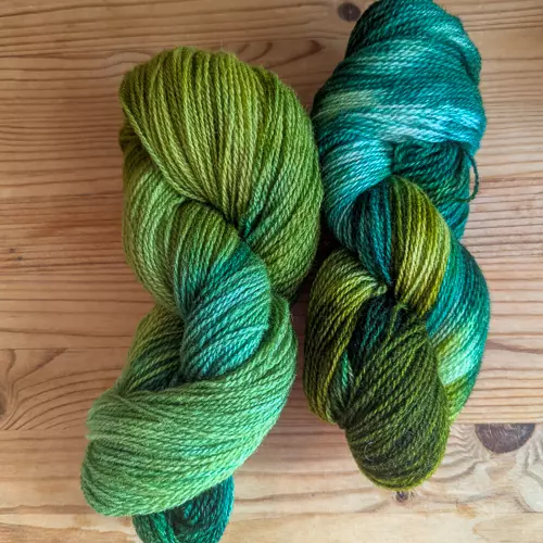 Håndfarga - Rauma Finull (50 gram) - Regnskog