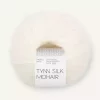 Sandnes Tynn Silk Mohair 1001 Optisk hvit