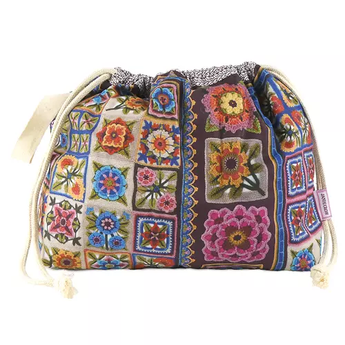 Emma Ball - Prosjektpose - Drawstring bag - Janie Crow Spirit of flora