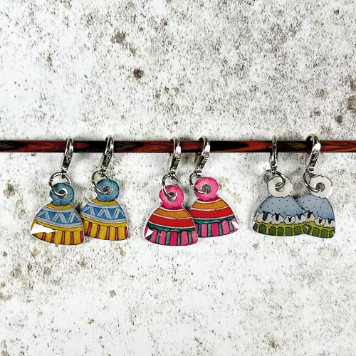 Emma Ball - 6 maskemarkører med karabin - luer