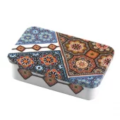 Emma Ball - Liten metallboks med skyvelokk -  Janie Crow Persian tiles