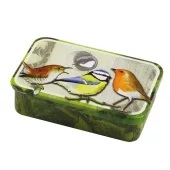 Emma Ball - Liten metallboks med skyvelokk -  British birds