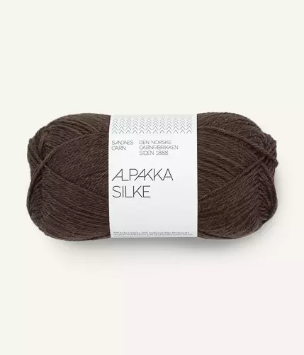 Sandnes Alpakka Silke 3591 Chocolate plum