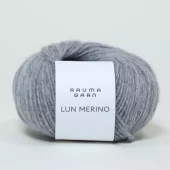 Rauma Lun Merino 80 Grå