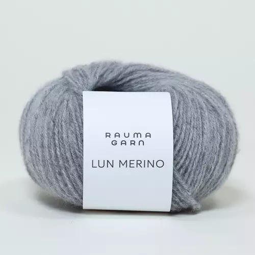 Rauma Lun Merino 80 Grå