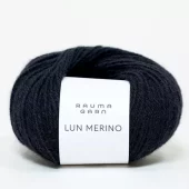 Rauma Lun Merino 78 Svart