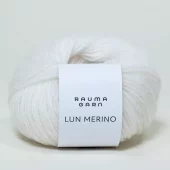 Rauma Lun Merino 49 Hvit