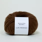 Rauma Lun Merino 18 Kanelbrun