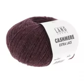 Lang - Cashmere Extra Lace - 0262 Melert burgunder