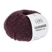 Lang - Cashmere premium - 0464 Mørk burgunder melert