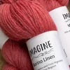 Imagine - Merino Linen - Korallrød