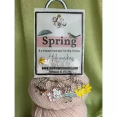 Firefly notes - sett med 8 håndlagde maskemarkører - SPRING (vårlig tema)