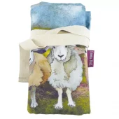 Emma Ball - Etui til strikkepinner - utskiftbare, settpinner, heklekrok - Felted sheep - Needle wrap