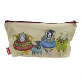 Emma Ball - Prosjektpose - Toalettmappe - zipped pouch - Sheep in sweaters