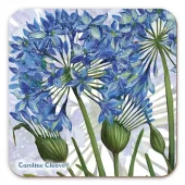 Emma Ball - Coaster - glassbrikke - Agapanthus