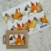 Emma Ball - Pusseklut til briller - Chickens