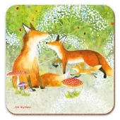 Emma Ball - Coaster - glassbrikke - Foxes