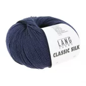 Lang - Classic silk - 0035 Mørk marine