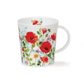 Lomond Floral haze - Poppies (red)