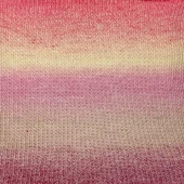 Mondial Bora bora - flerfarget 952 rosa/vinrød/lysegul - 100 gr