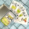 Emma Ball - Metallboks med kortstokk - Sea thrift Puffins - Playing cards in a tin