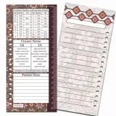 Emma Ball - Colour chart cards - Mønsternotater og fargekart - Persian tiles