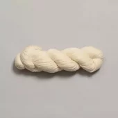 Ufarga - garn til håndfarging - Finull - ubleket hvit (100 gr hespe)