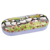 Emma Ball - Brilleetui - Puffins amongst the sea thrift