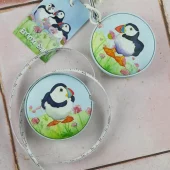 Emma Ball - målebånd - Sea thrift Puffins